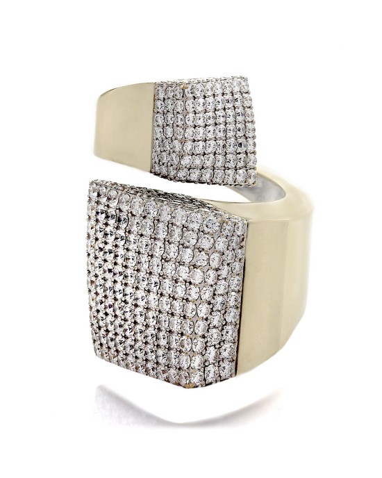 Roberto Coin Sauvage Diamond Pave Fashion Ring